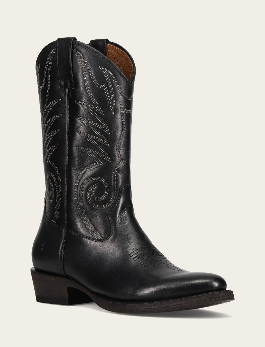 Men's Black Grady Vintage Stitch Western Boots - Black
