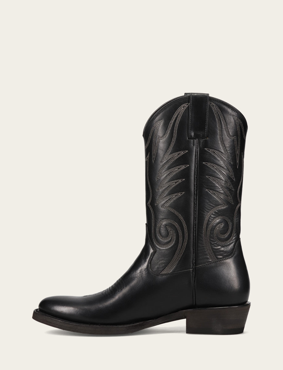 Men's Black Grady Vintage Stitch Western Boots - Black