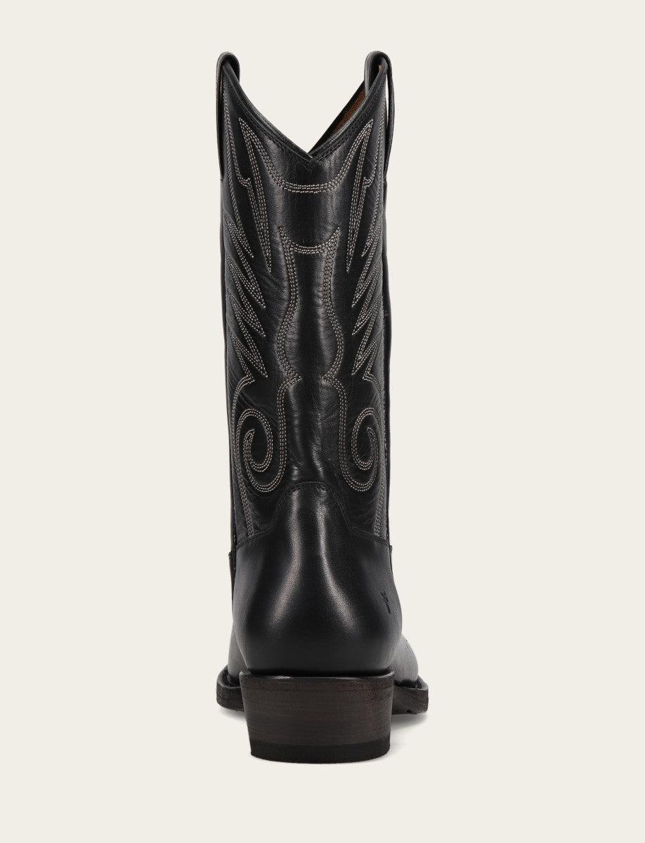 Men's Black Grady Vintage Stitch Western Boots - Black