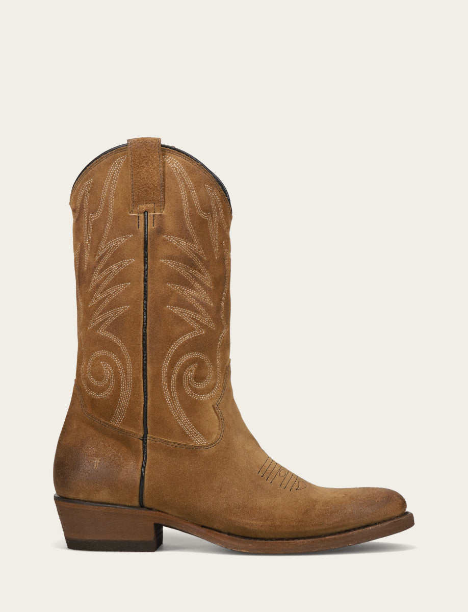 Men's Mushroom Grady Vintage Stitch Western Boots - Mushroom