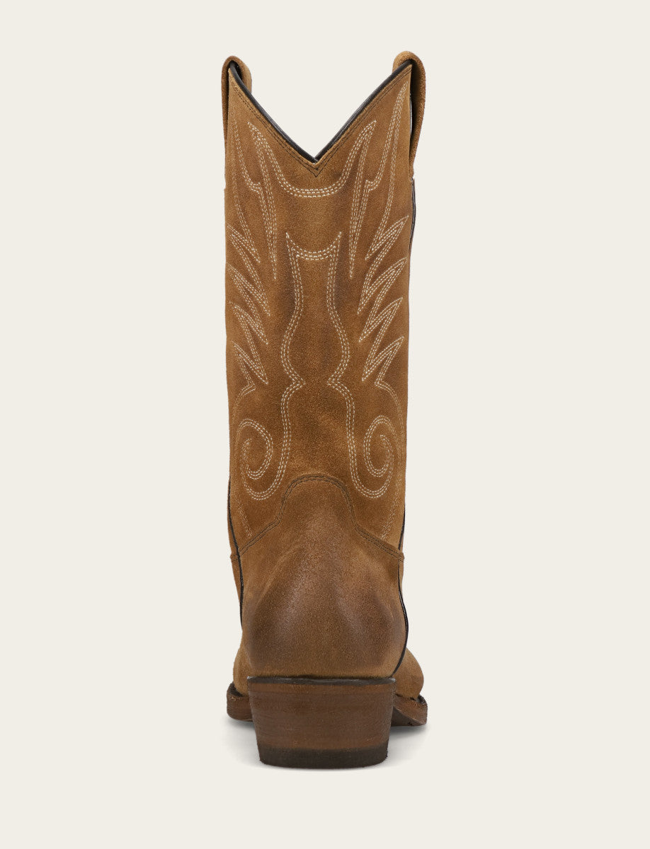 Men's Mushroom Grady Vintage Stitch Western Boots - Mushroom