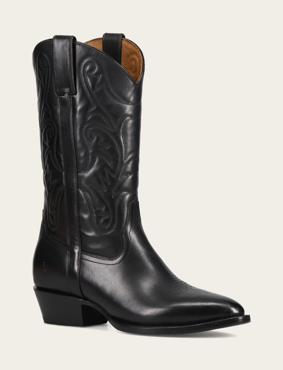 Men's Black Bruce Pull On Tall Boots - Black