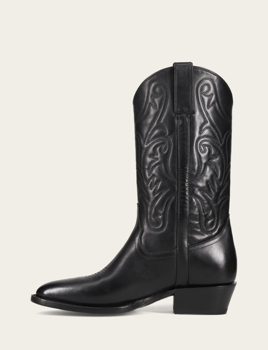 Men's Black Bruce Pull On Tall Boots - Black