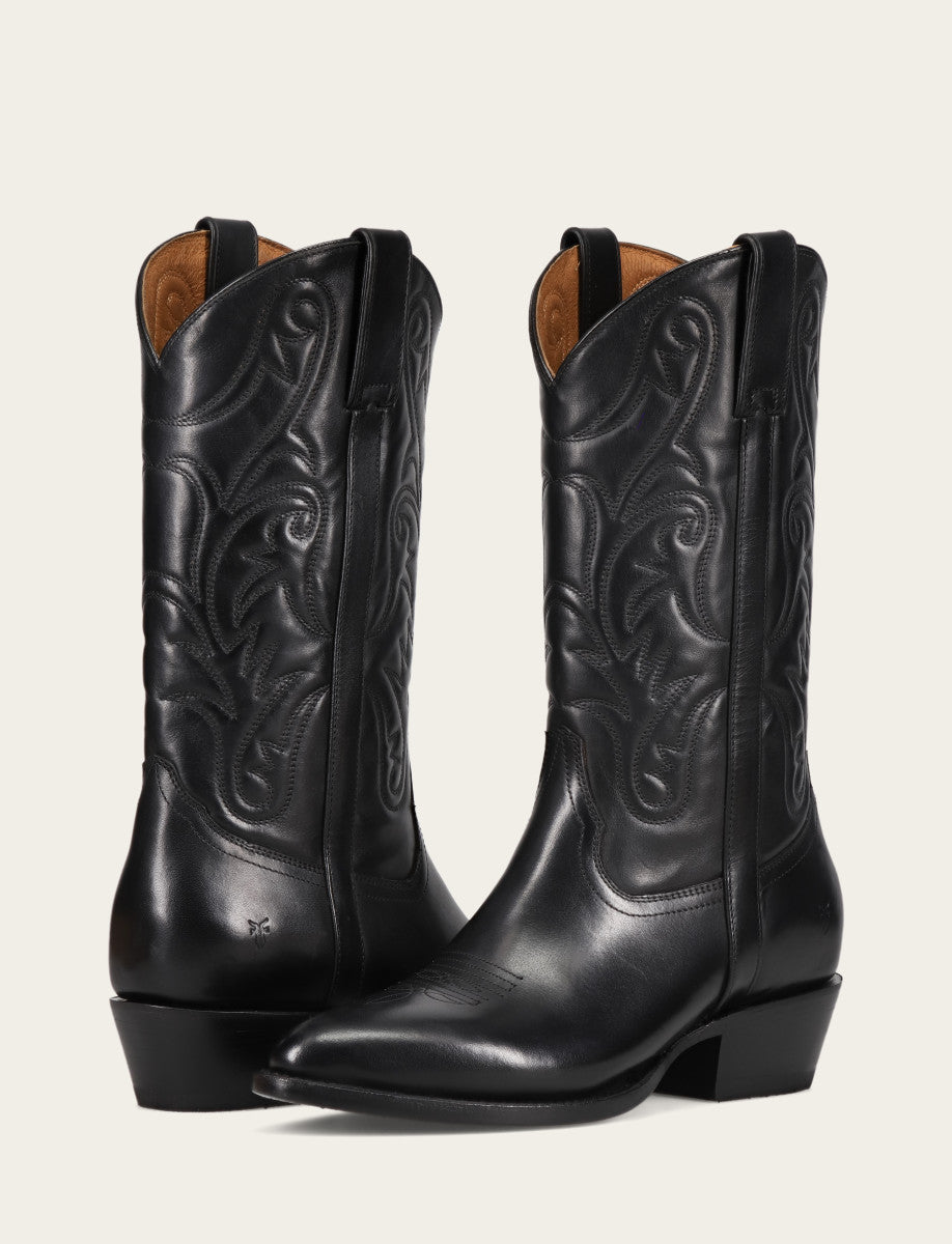 Men's Black Bruce Pull On Tall Boots - Black