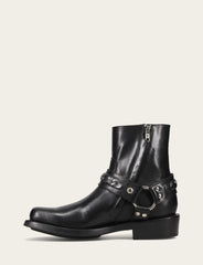 Men's Black Conway Chain Harness Boot - Black