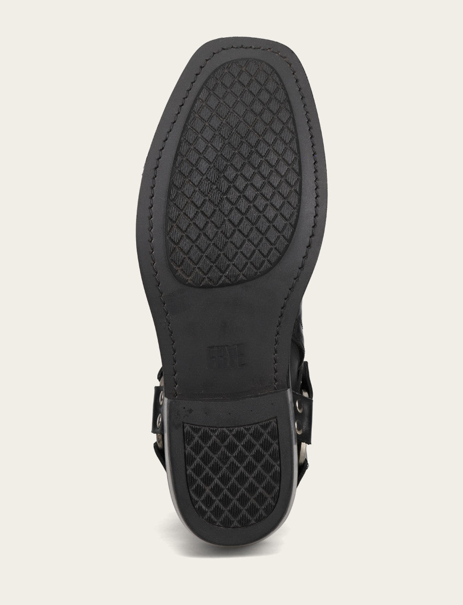 Men's Black Conway Chain Harness Boot - Black