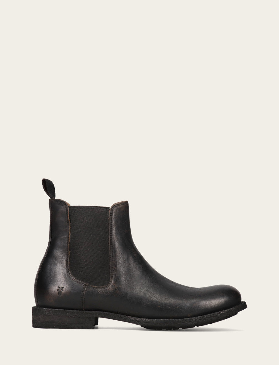 Men's Antique Black Tyler Flex Chelsea Boots - Antique Black