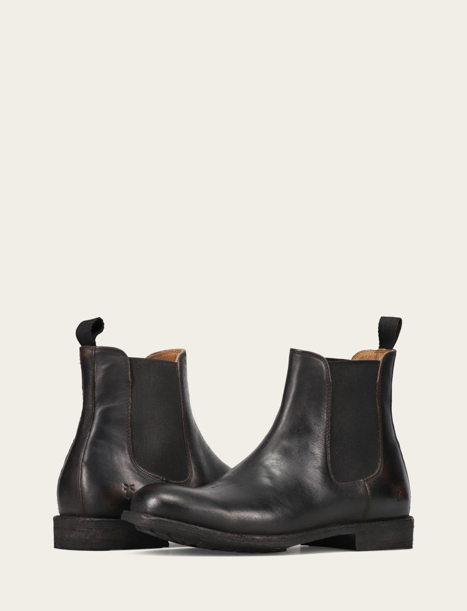 Men's Antique Black Tyler Flex Chelsea Boots - Antique Black