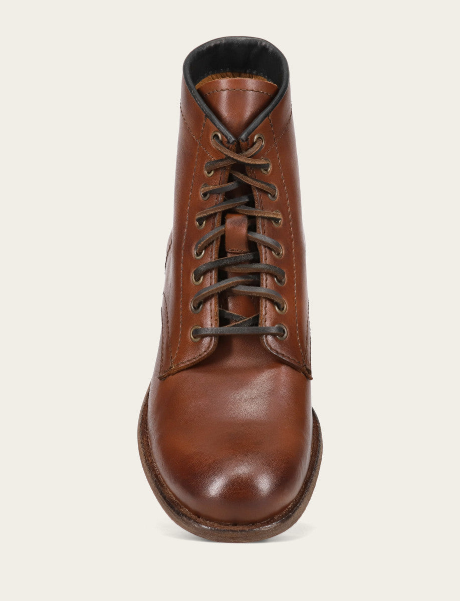 Men's Cognac Tyler Flex Lace Up Boots - Cognac