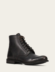 Men's Antiqued Black Tyler Flex Lace Up Boots - Antiqued Black