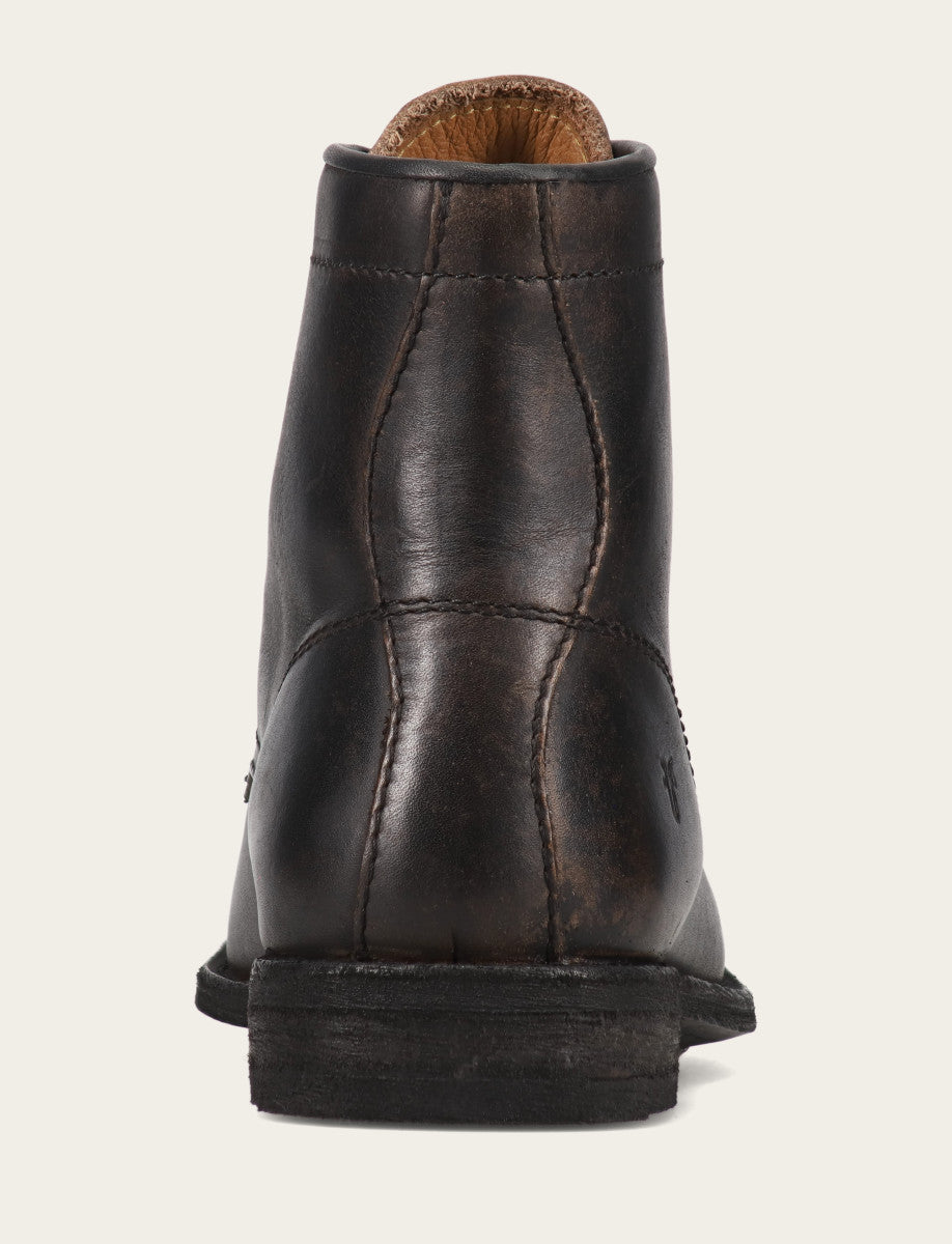 Men's Antiqued Black Tyler Flex Lace Up Boots - Antiqued Black