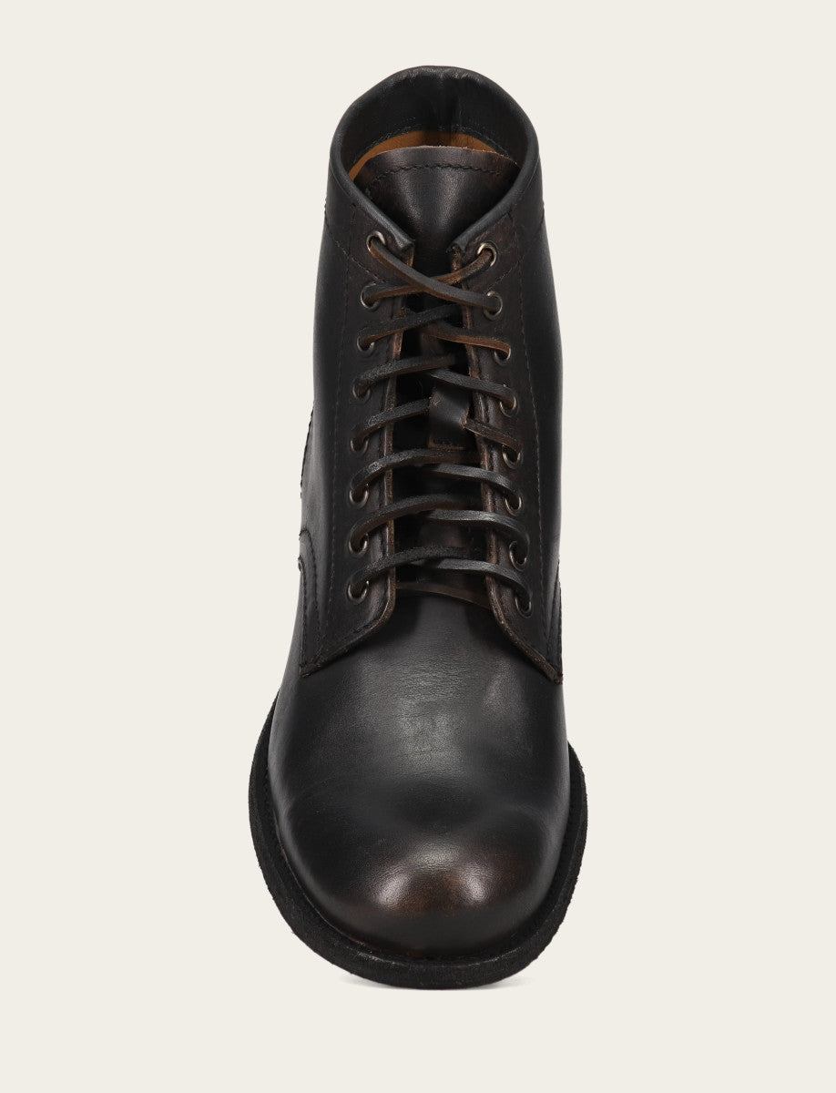Men's Antiqued Black Tyler Flex Lace Up Boots - Antiqued Black