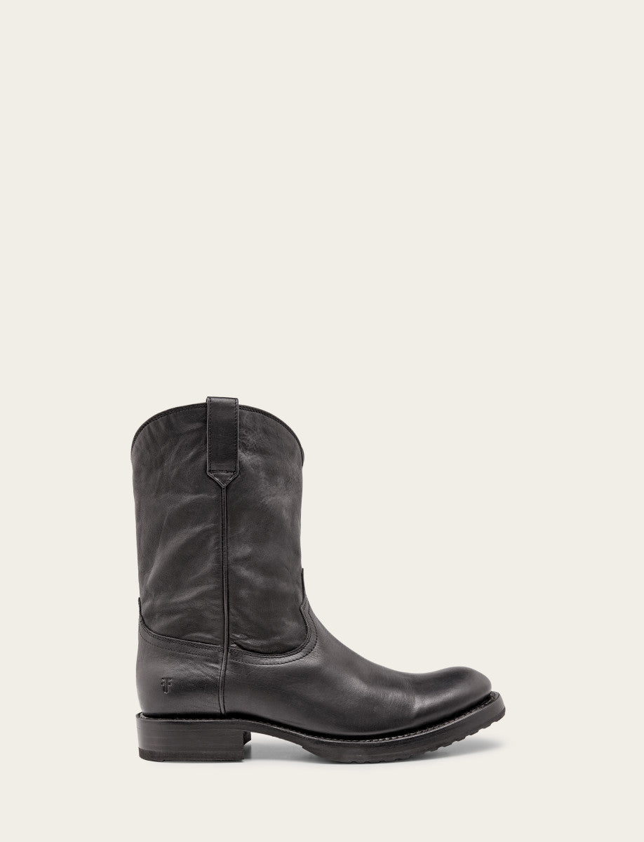 Men's Black Duke Roper Boots - Black