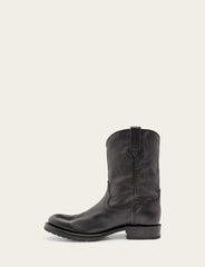 Men's Black Duke Roper Boots - Black