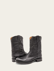 Men's Black Duke Roper Boots - Black