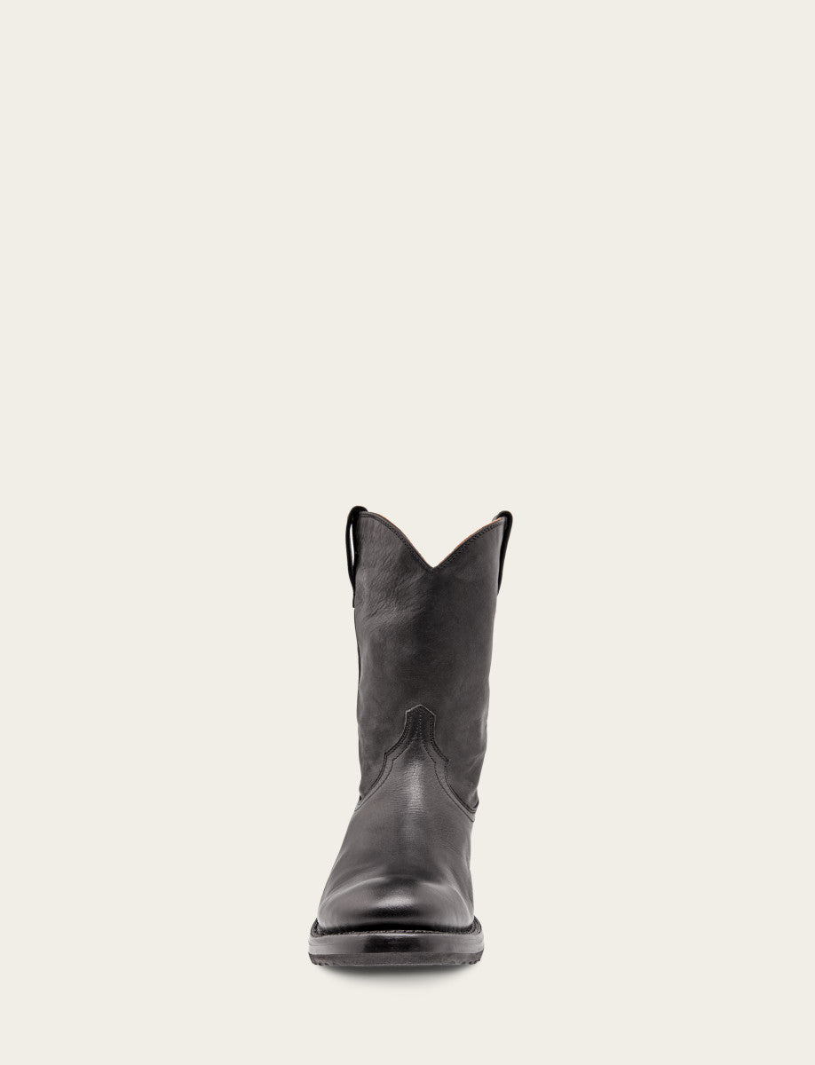 Men's Black Duke Roper Boots - Black