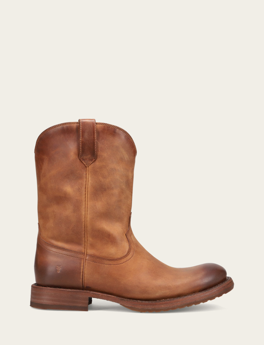 Men's Tobacco Duke Roper Boots - Tobacco