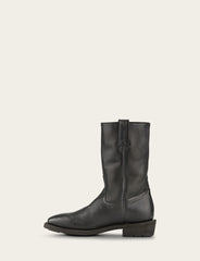 Men's Black Nash Roper Western Boots - BLACK