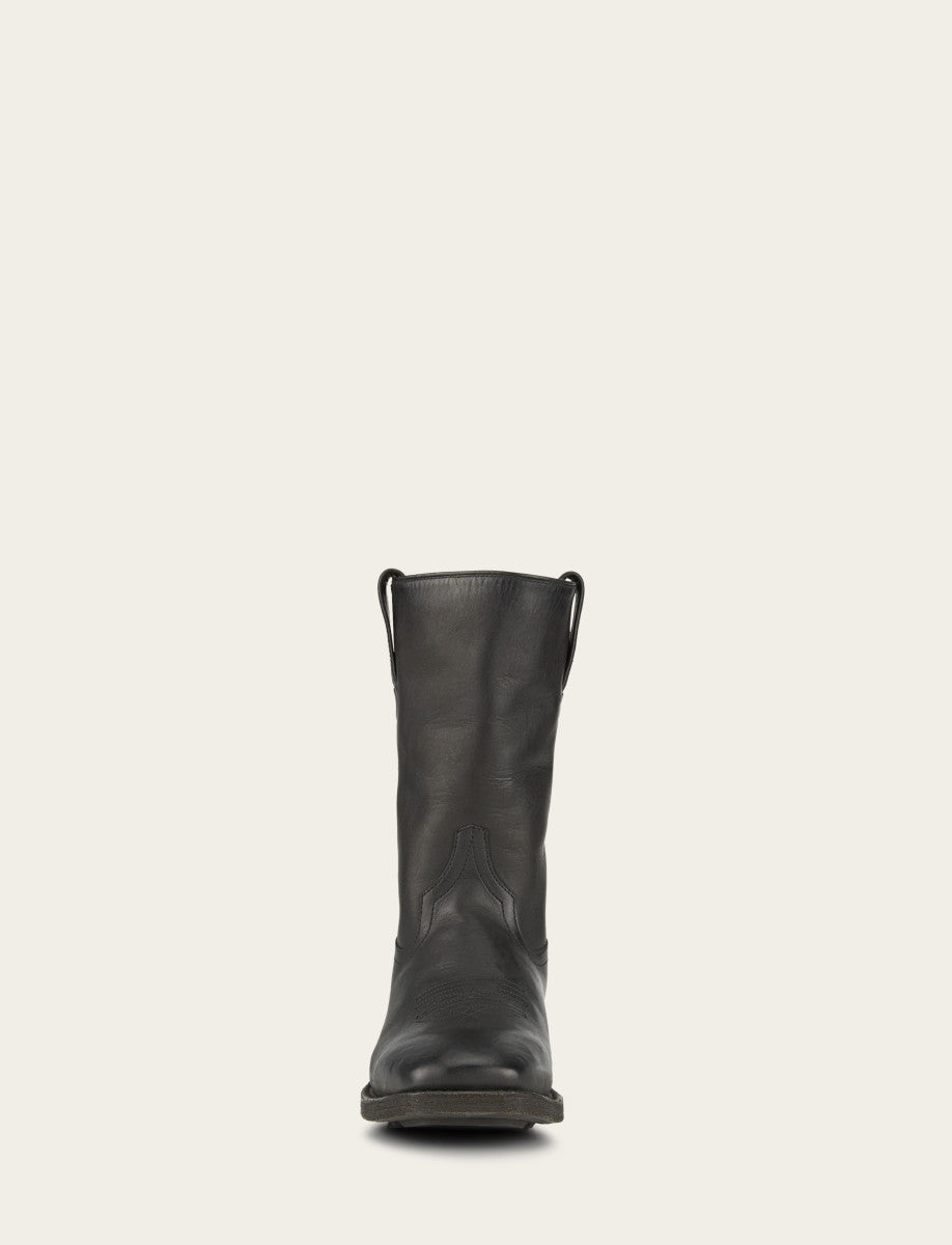 Men's Black Nash Roper Western Boots - BLACK