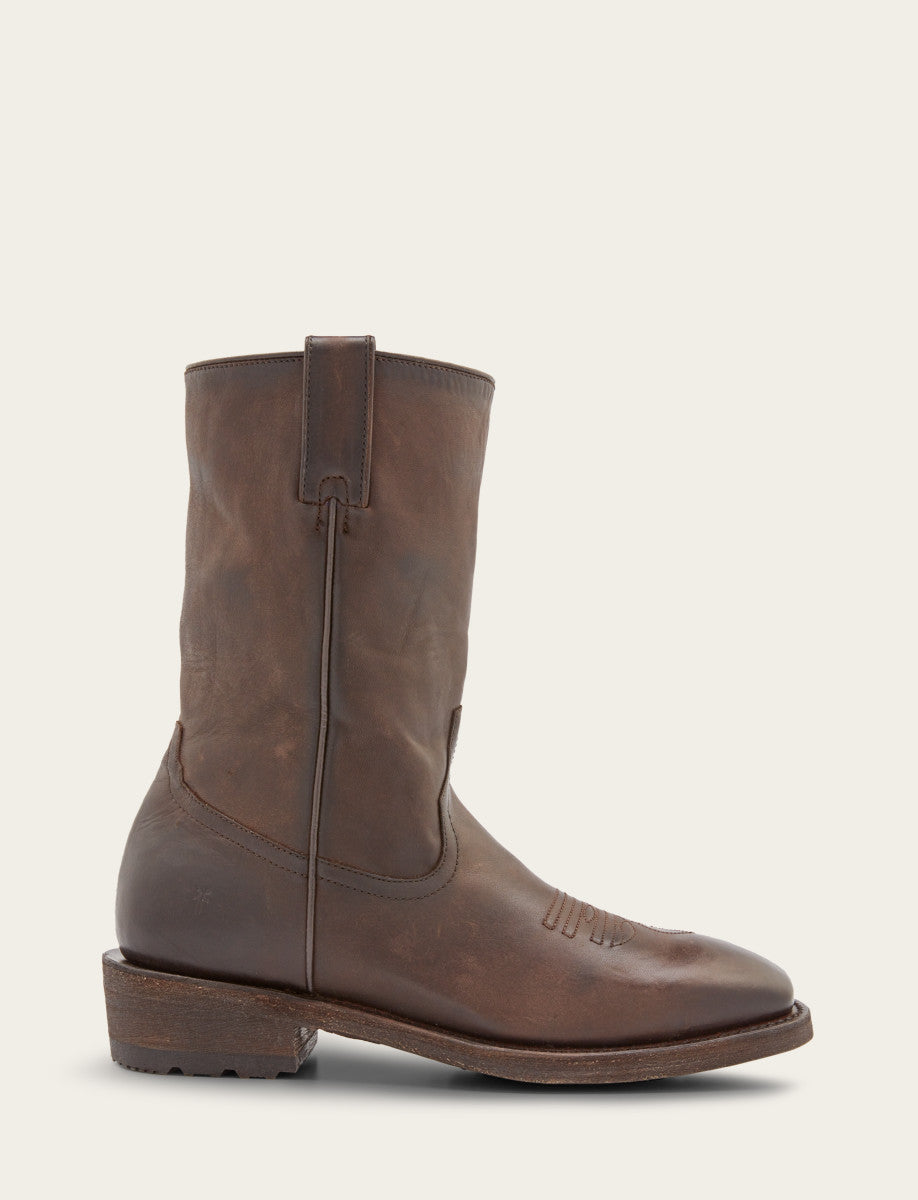 Men's Chocolate Nash Roper Western Boots - CHOCOLATE