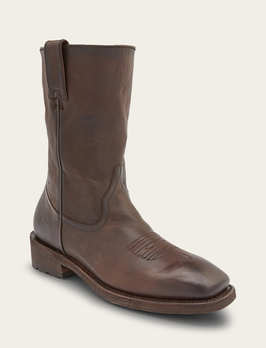 Men's Chocolate Nash Roper Western Boots - CHOCOLATE