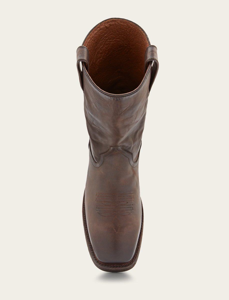 Men's Chocolate Nash Roper Western Boots - CHOCOLATE