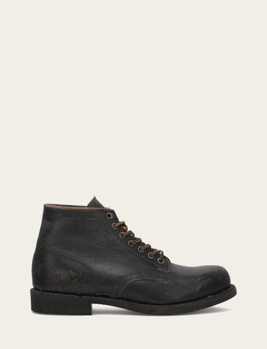 Men's Black Prison Boots - Black