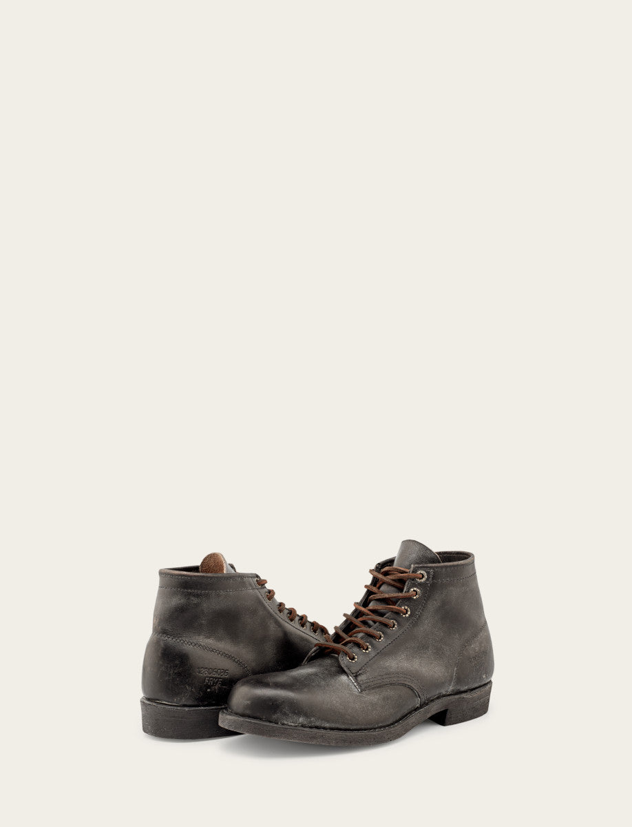 Men's Black Prison Boots - Black