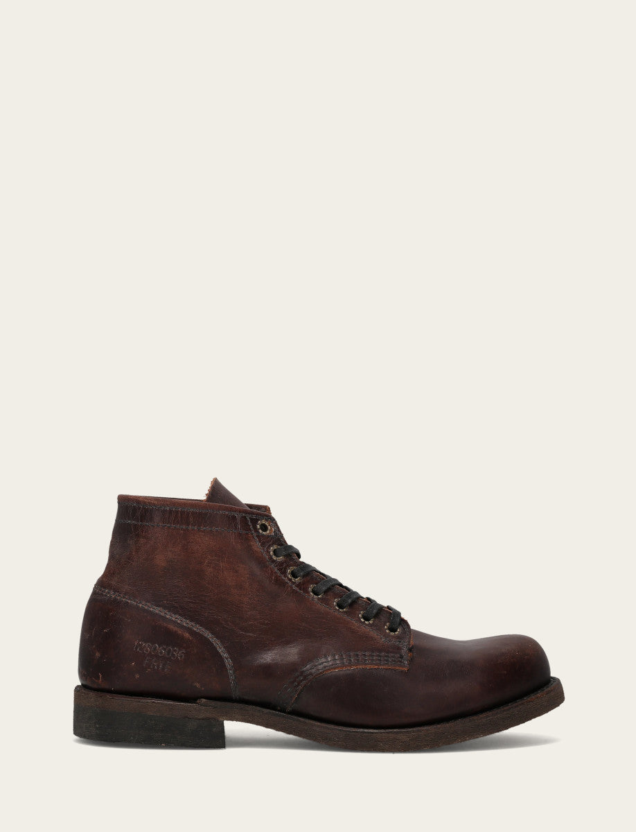 Men's Dark Brown Prison Boots - Dark Brown
