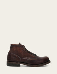 Men's Dark Brown Prison Boots - Dark Brown