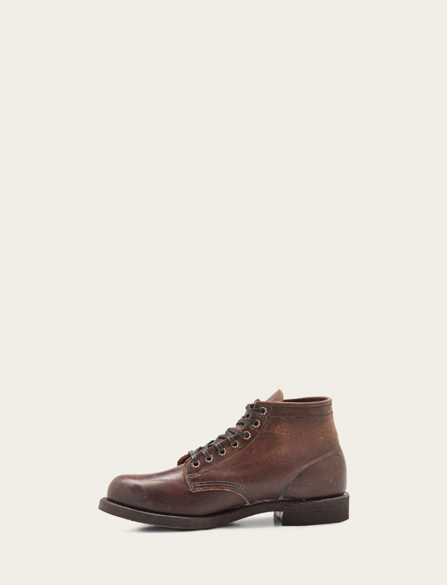 Men's Dark Brown Prison Boots - Dark Brown