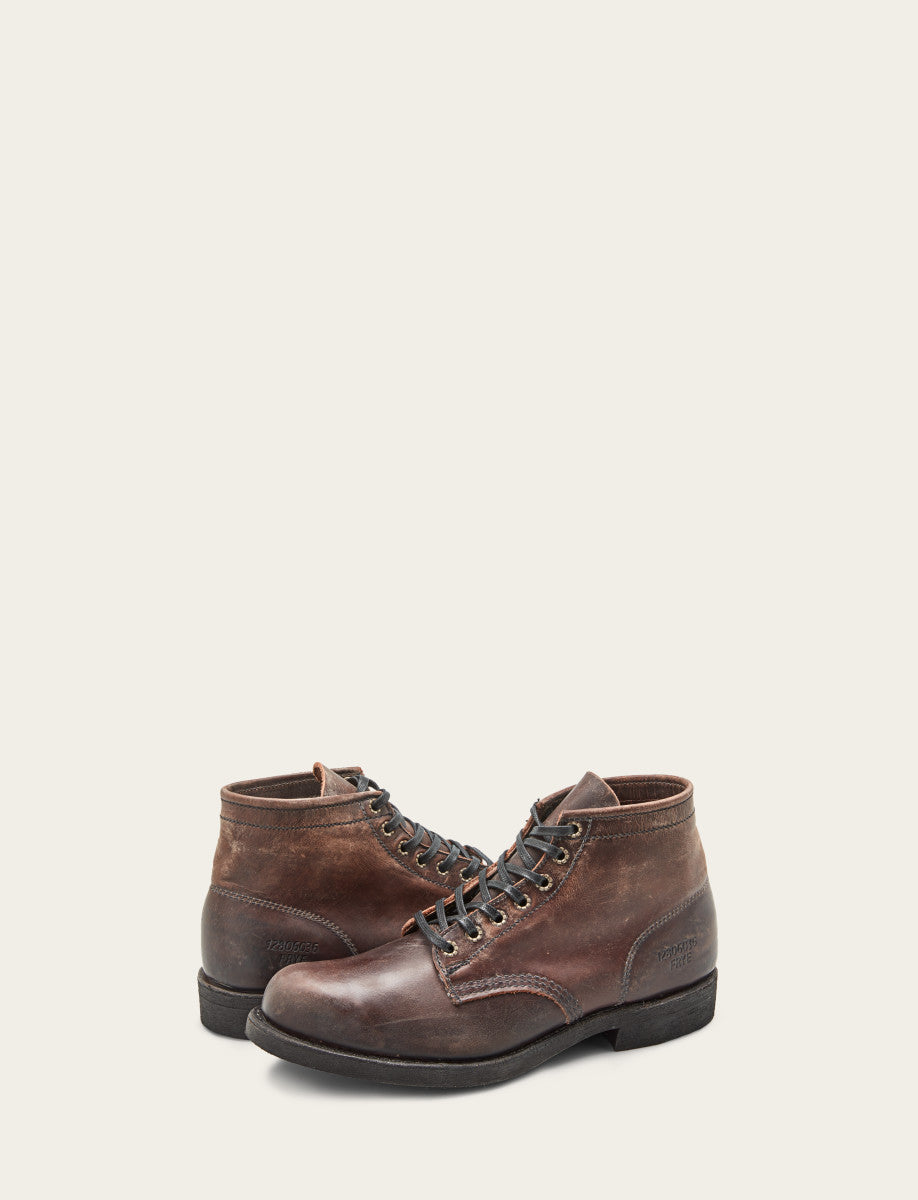 Men's Dark Brown Prison Boots - Dark Brown