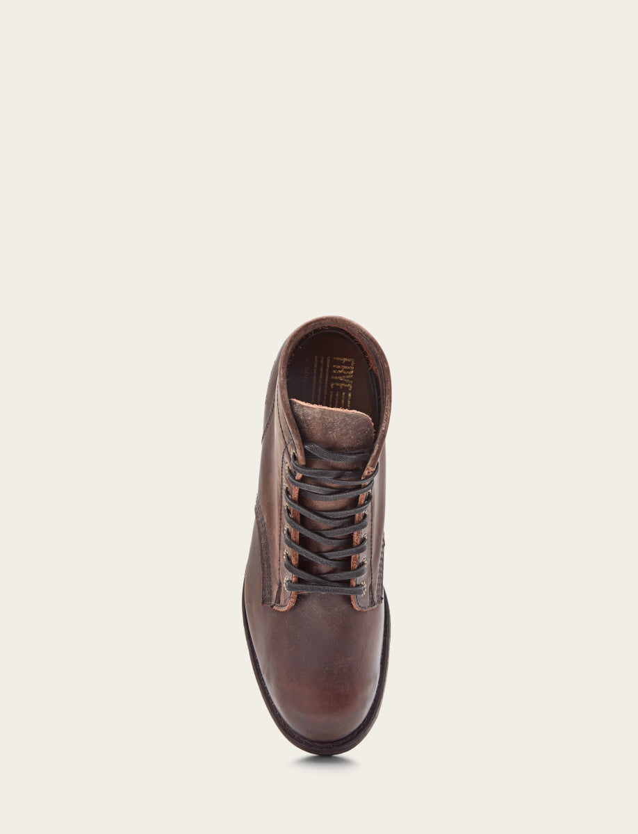 Men's Dark Brown Prison Boots - Dark Brown