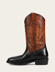 Men's Black Nash Deco Stitch Pull On Boots - Black