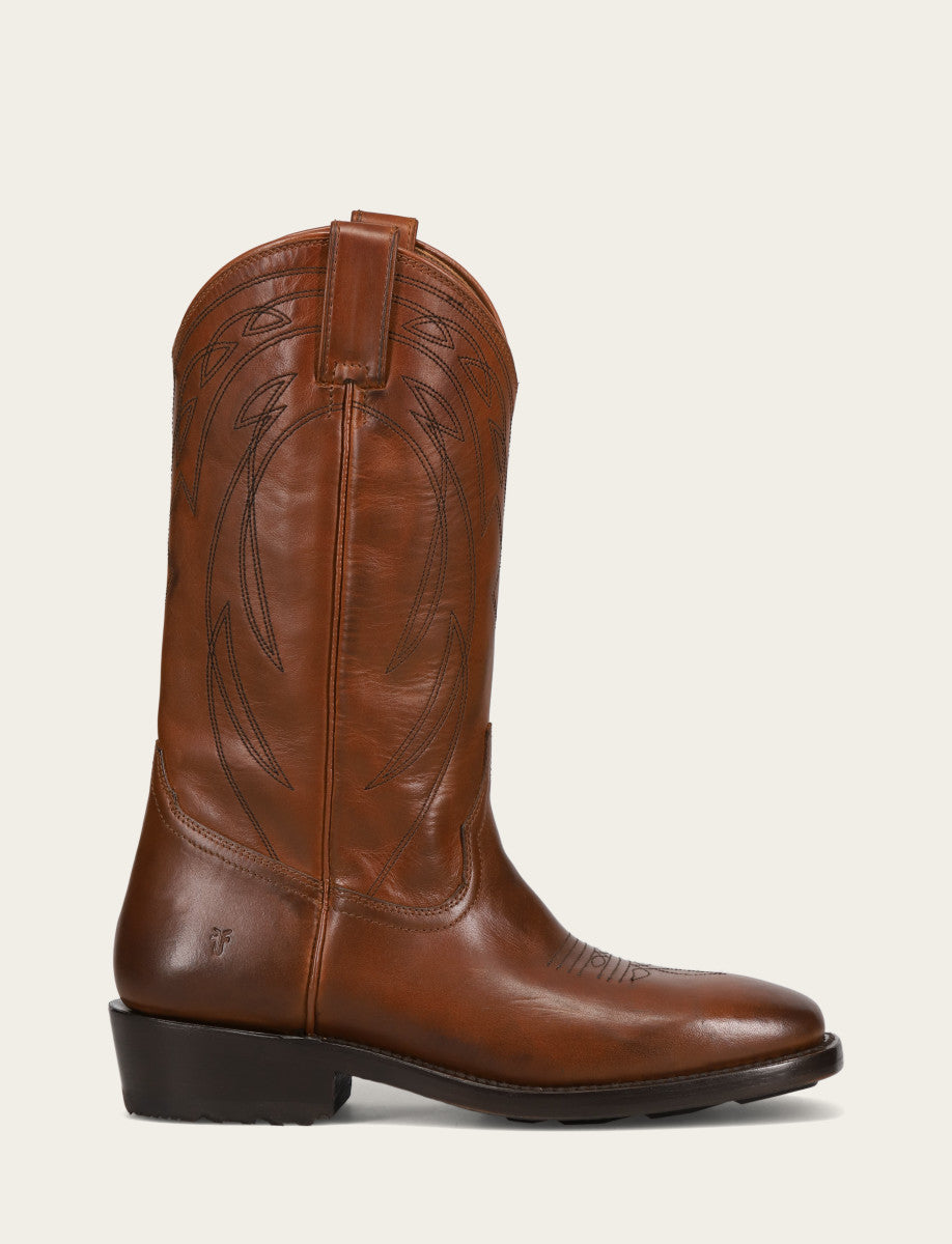 Men's Caramel Nash Deco Stitch Pull On Boots - Caramel