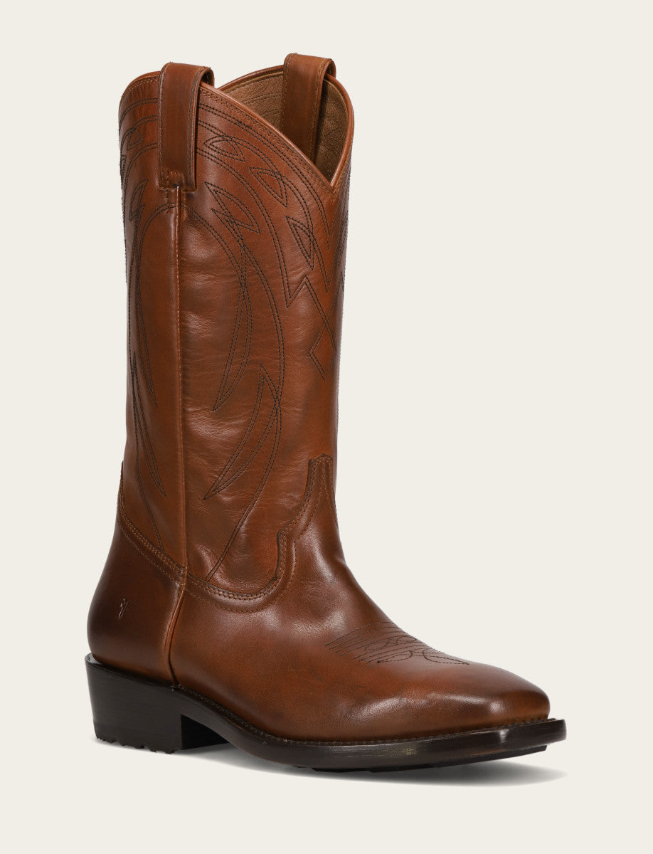 Men's Caramel Nash Deco Stitch Pull On Boots - Caramel