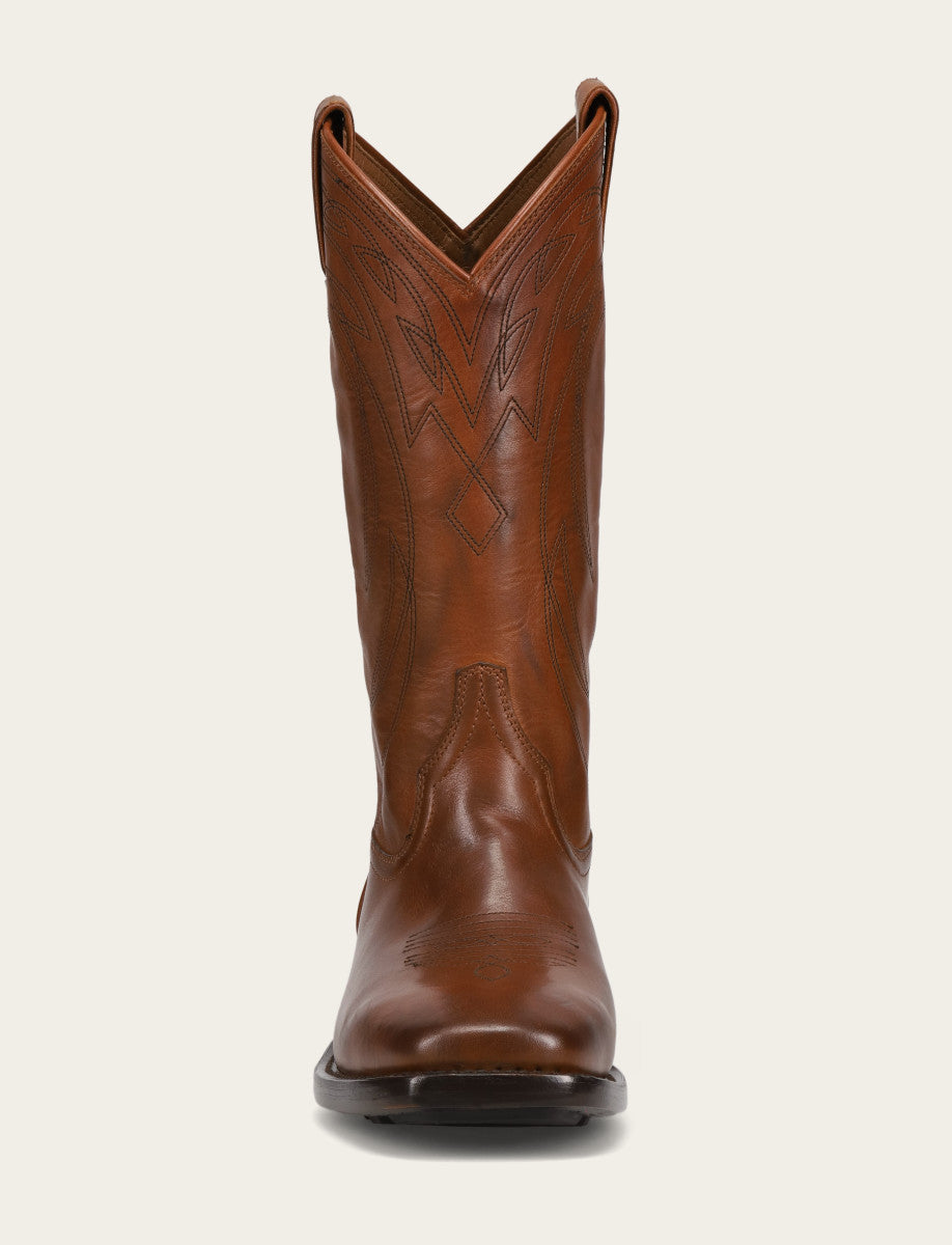 Men's Caramel Nash Deco Stitch Pull On Boots - Caramel