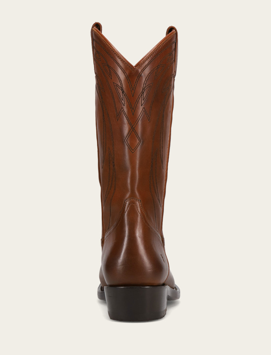 Men's Caramel Nash Deco Stitch Pull On Boots - Caramel