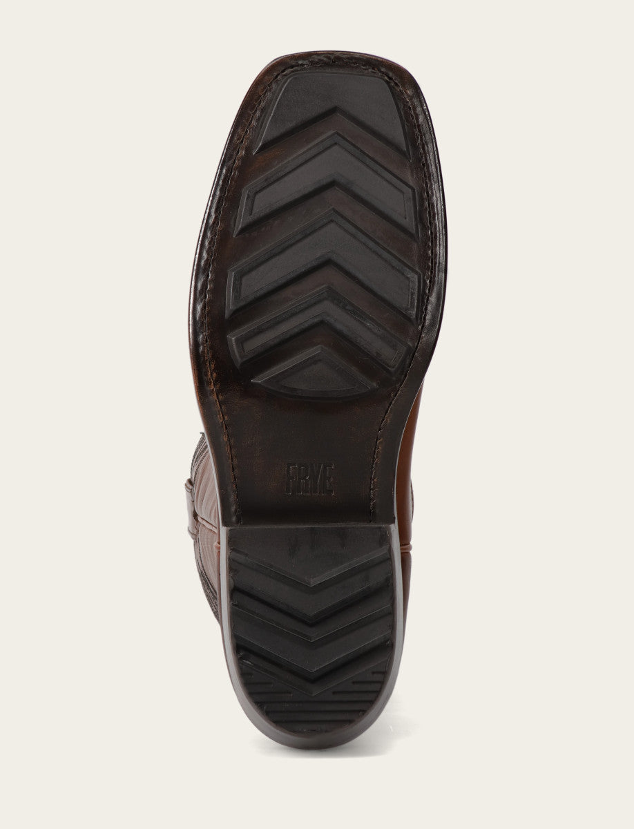 Men's Caramel Nash Deco Stitch Pull On Boots - Caramel