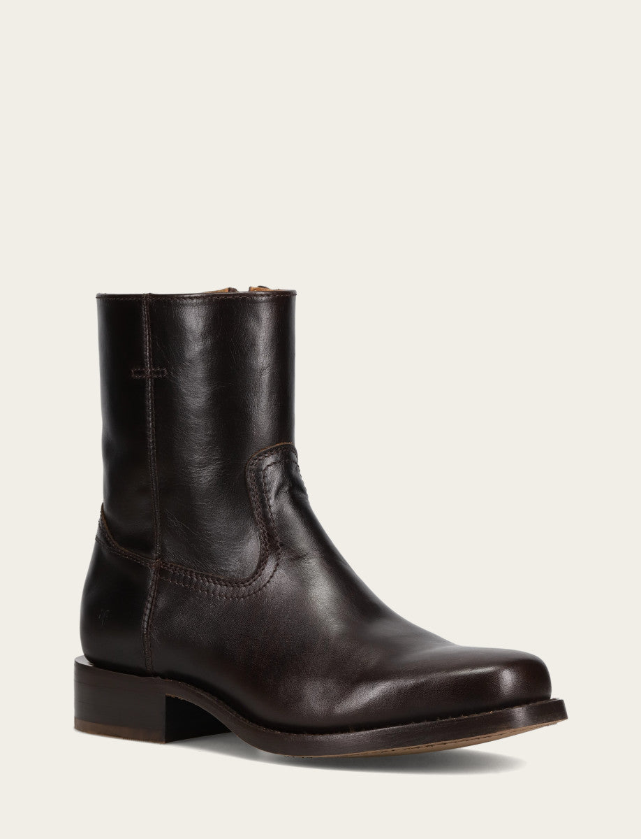 Men's Bourbon Campus Inside Zip Boot - Bourbon