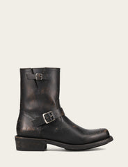 Men's Conway Engineer Smooth Leather Boot - Antique Black