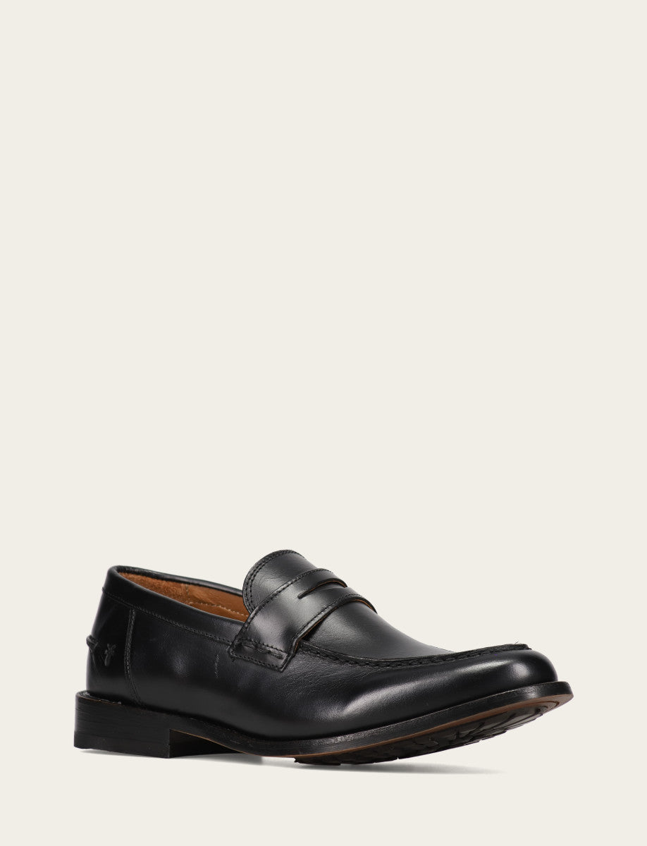 Men's Black Tyler Flex Penny Loafers - Black