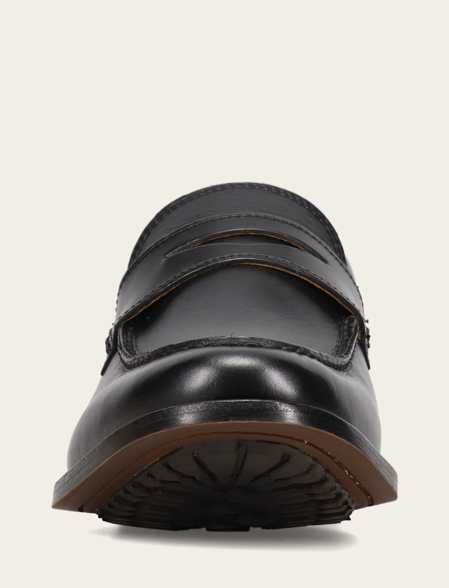 Men's Black Tyler Flex Penny Loafers - Black