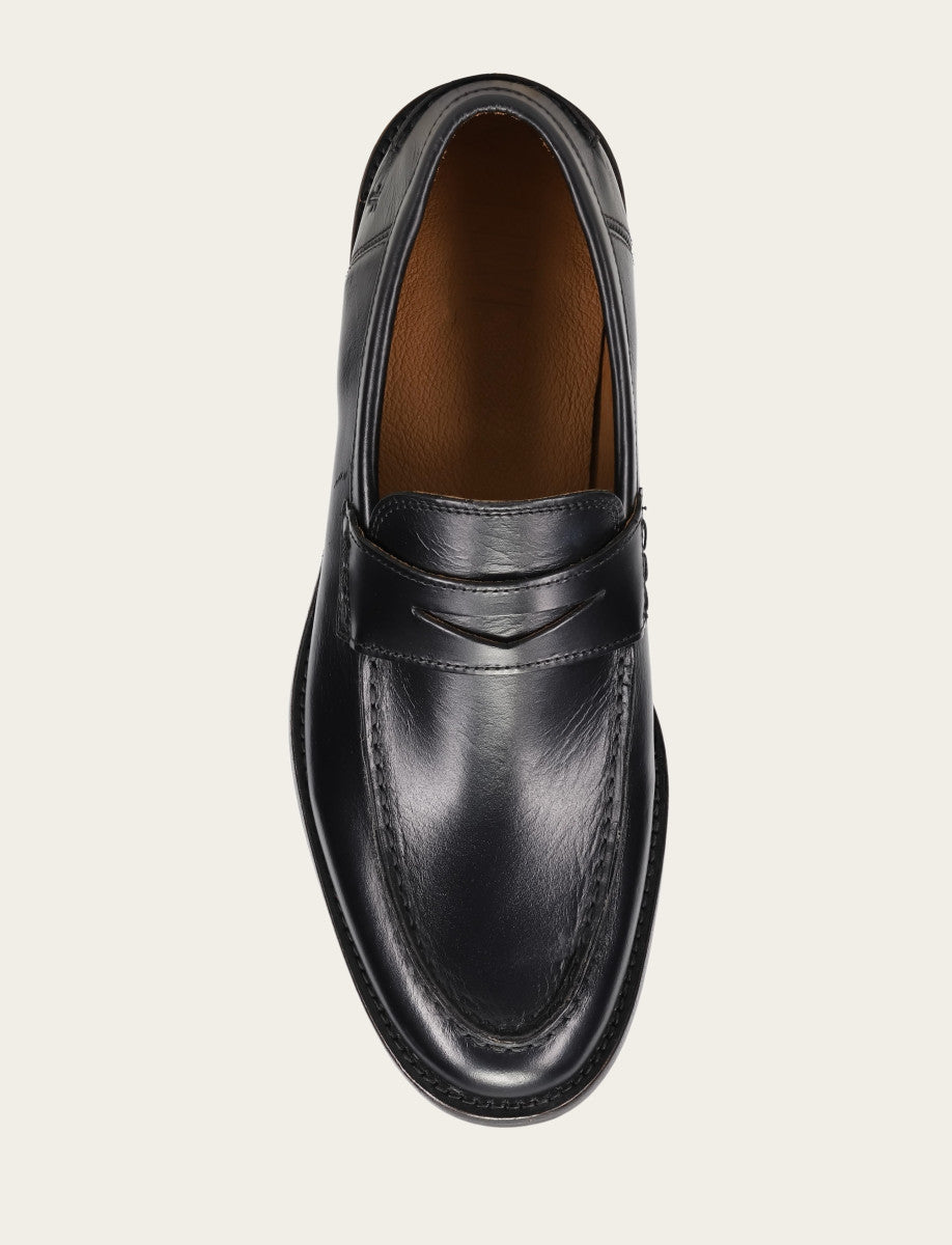 Men's Black Tyler Flex Penny Loafers - Black