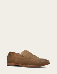 Men's Ash Waxed Suede Chris Venetian Loafers - Ash Waxed Suede