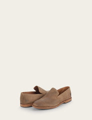 Men's Ash Waxed Suede Chris Venetian Loafers - Ash Waxed Suede