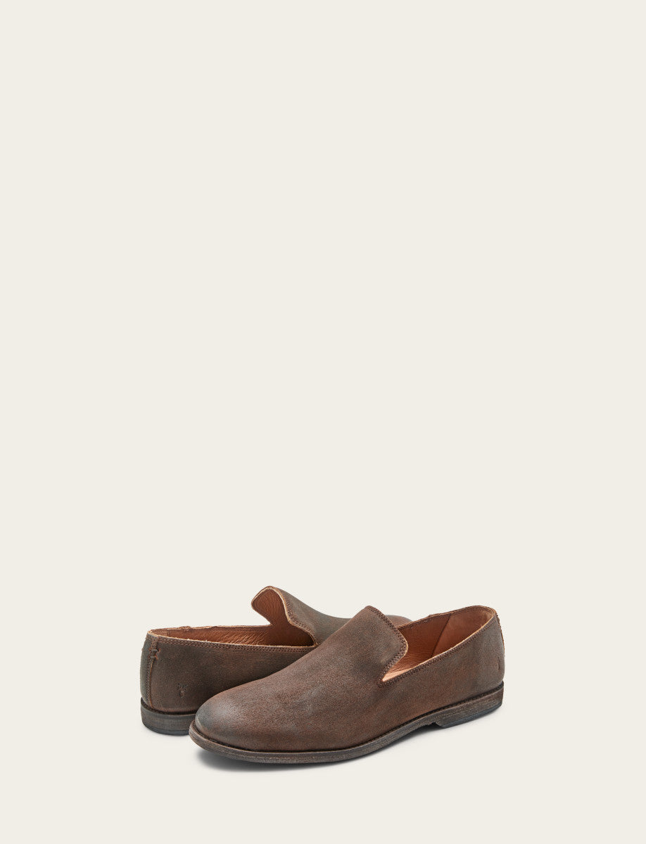 Men's Ginger Suede Chris Venetian Loafers - Ginger Suede
