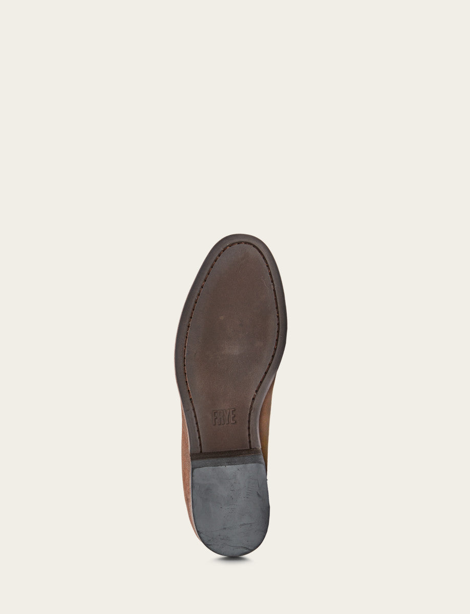 Men's Ginger Suede Chris Venetian Loafers - Ginger Suede
