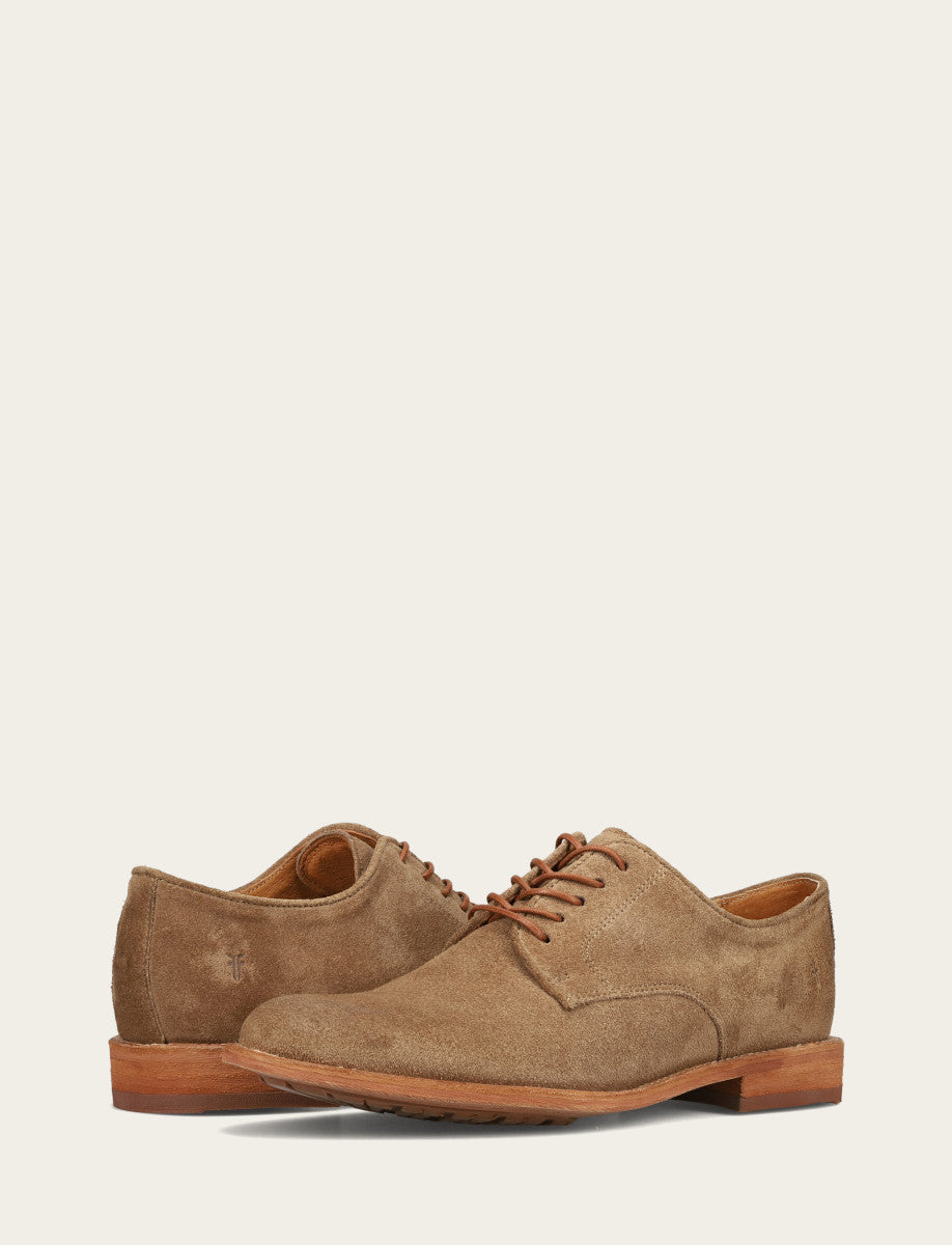 Men's Mushroom Tyler Flex Oxford Dress Shoes - Mushroom