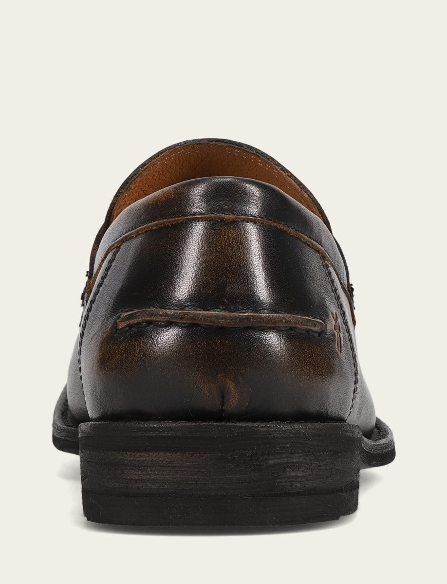 Men's Brown Brush Off Tyler Flex Penny Loafer - Brown Brush Off
